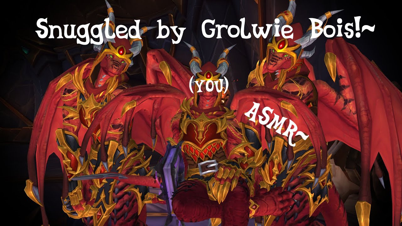 [Furry ASMR] Snuggled by Growlie Bois!~ (No talking, LOTS of growling, slow breaths, sleep aid!)