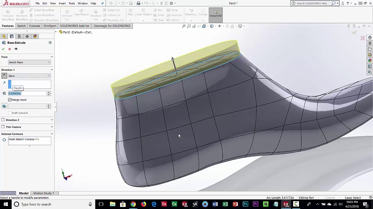 Geomagic for Solidworks Hybrid Modeling