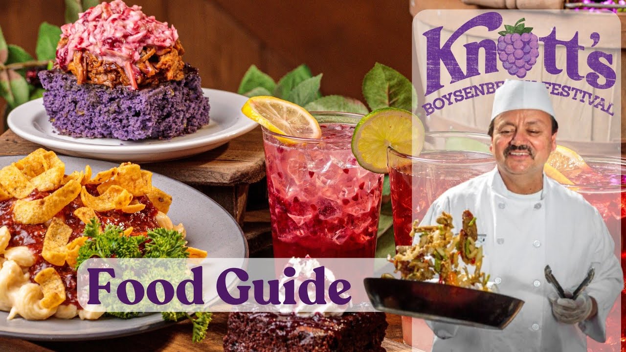 Knott's Boysenberry Festival 2025 | Full Tasting Card List | Must-Try Foods