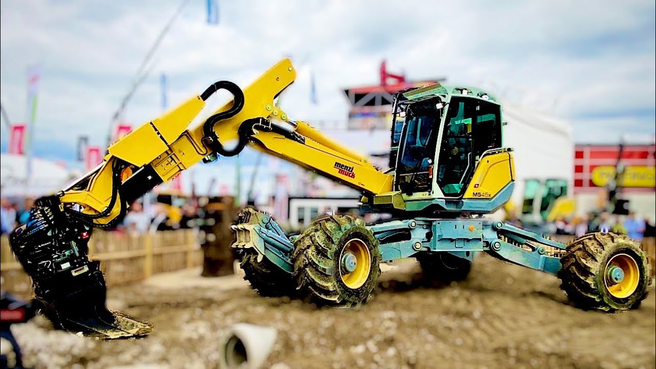 Spider Excavator at Bauma 2022 | Menzi Muck M545x