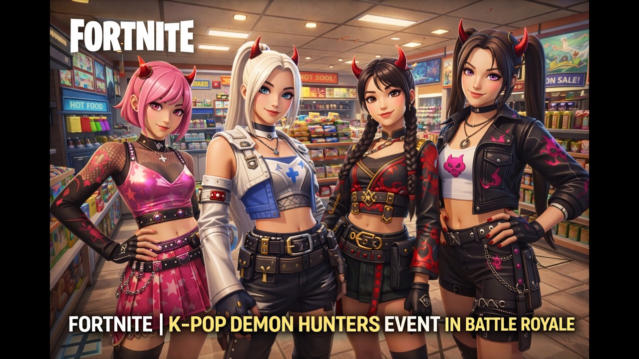 Fortnite | K-Pop Demon Hunters Event Drop and Store Standoff | No Commentary