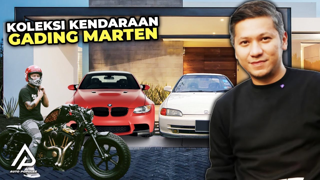 Bergelimang Harta,! Intip Koleksi Kendaraan Mewah dan Kekayaan Gading Marten