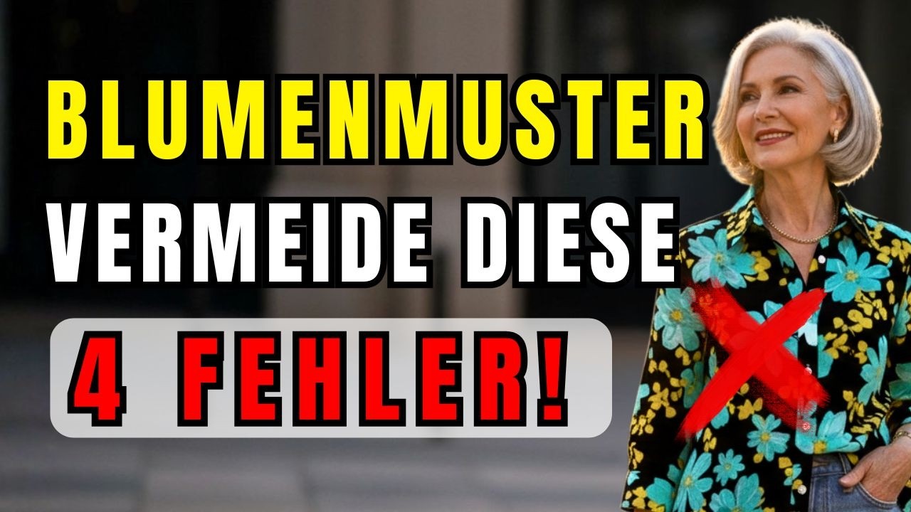 Blumenmuster ohne Oma-Look: Vermeide diese Fehler für mehr Eleganz!