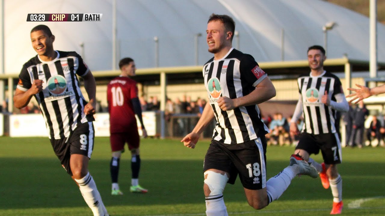 GOAL | Jordan Dyer's header gives City early lead in the A4 Derby win at Chippenham Town 26/12/21