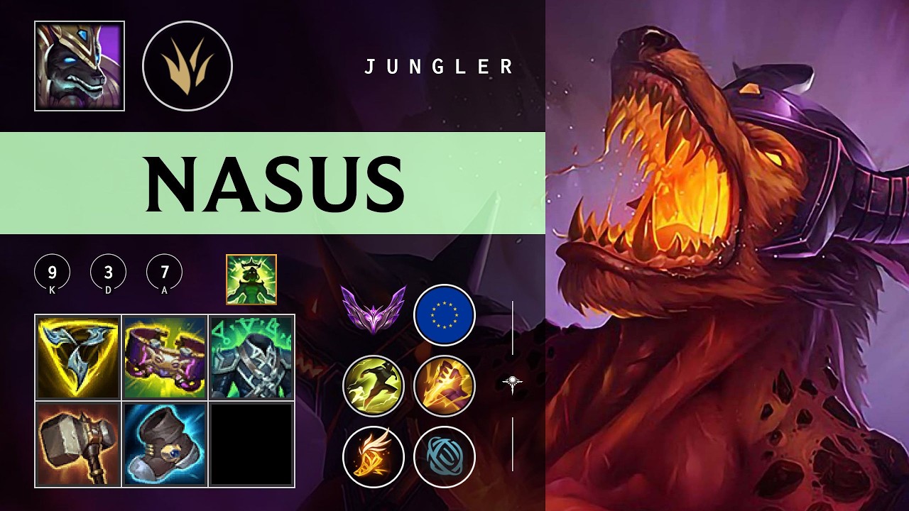 Nasus Jungle vs Nunu & Willump - EUW Master Patch 26.05