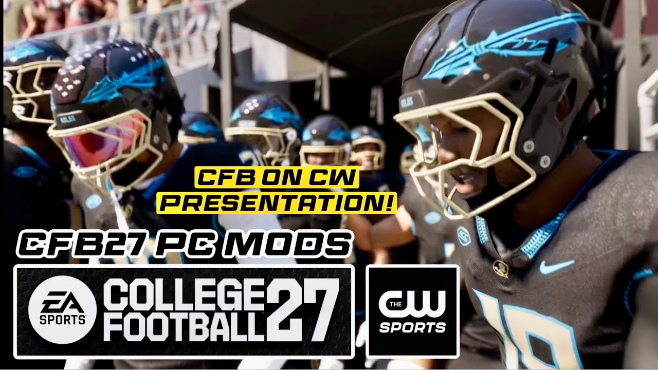Моды для College Football 27 на ПК | Презентация CFB на CW Sports! Династия Florida State! Моды д...