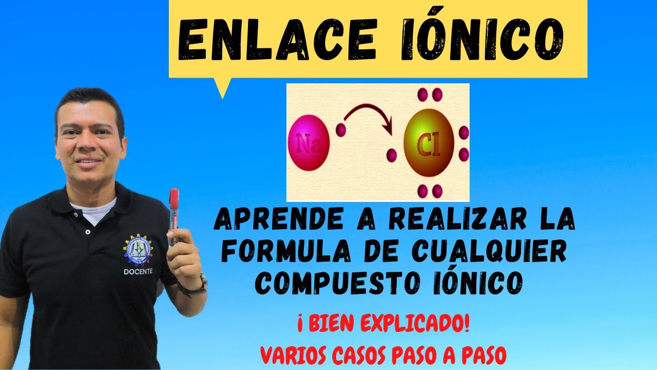 ENLACE IONICO. Enlace químico, como hallar la formulas de los compuestos iónicos