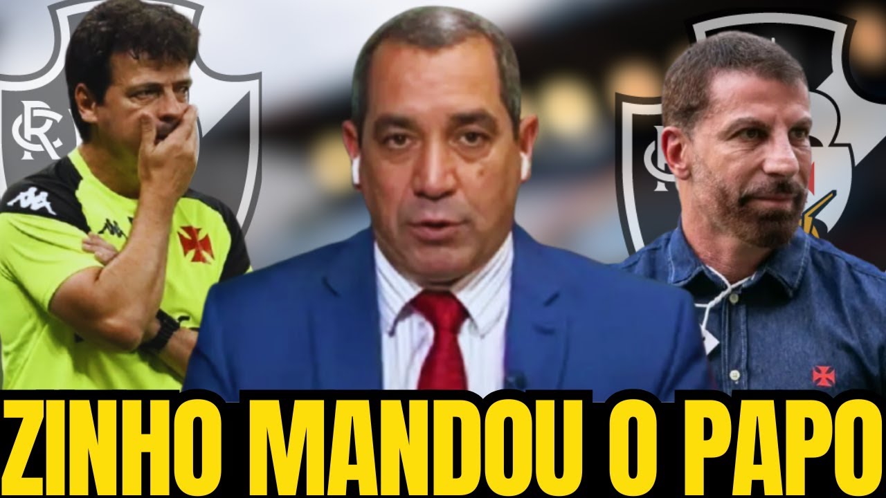 ZINHO MANDOU O PAPO SOBRE TRABALHO DE FERNANDO DINIZ NO VASCO E MANDA RECADO FORTE PARA PEDRINHO.