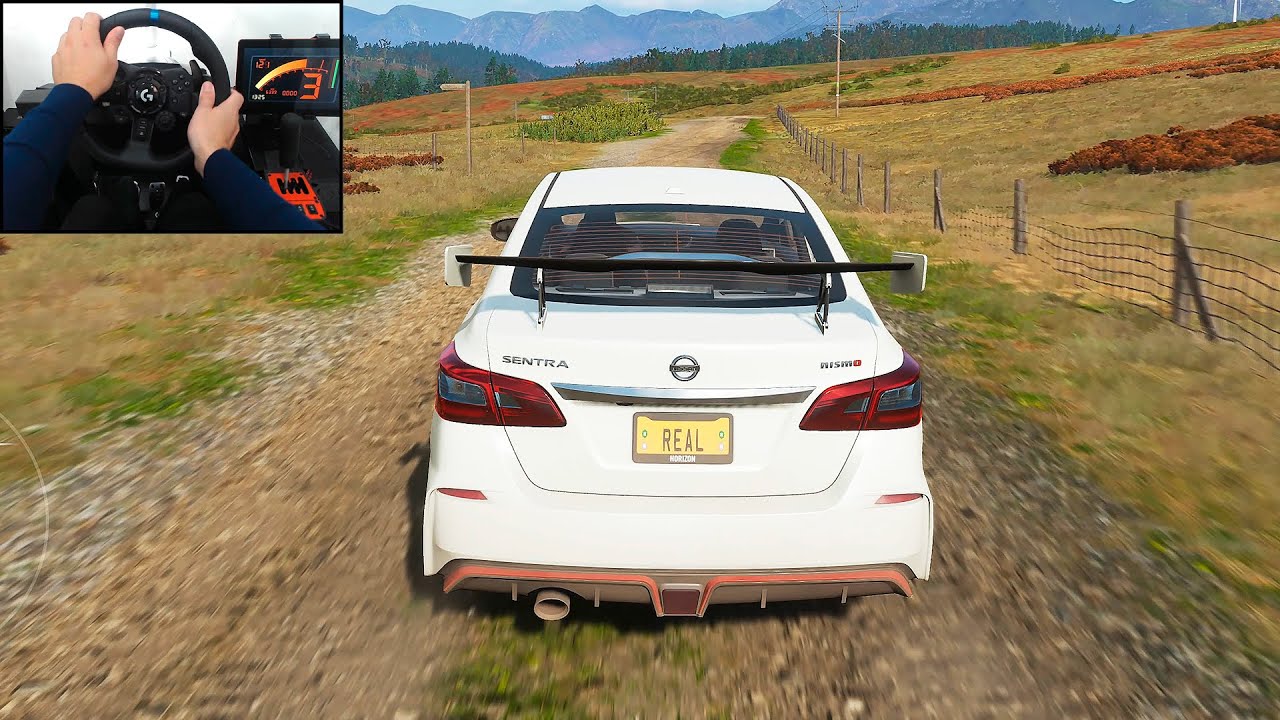 Nissan Sentra OFF-ROAD - Forza Horizon 4 - Logitech g923 gameplay 4k