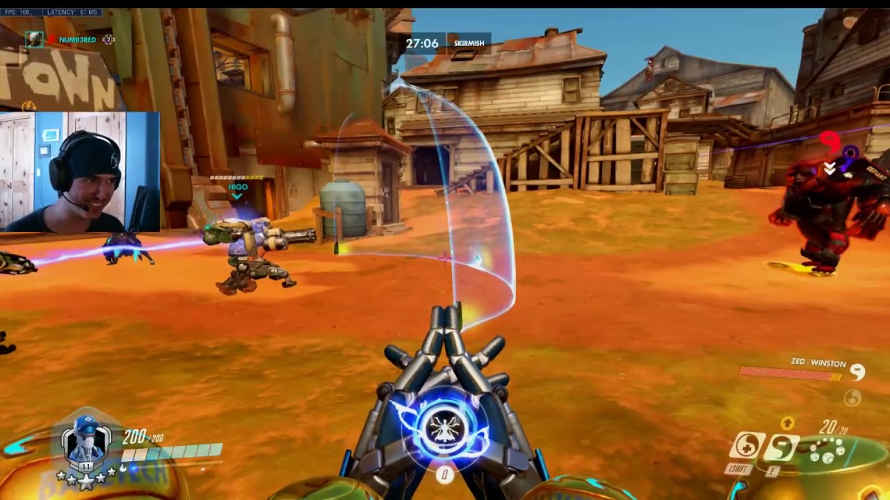 Testing the most damage per second you can get in Overwatch