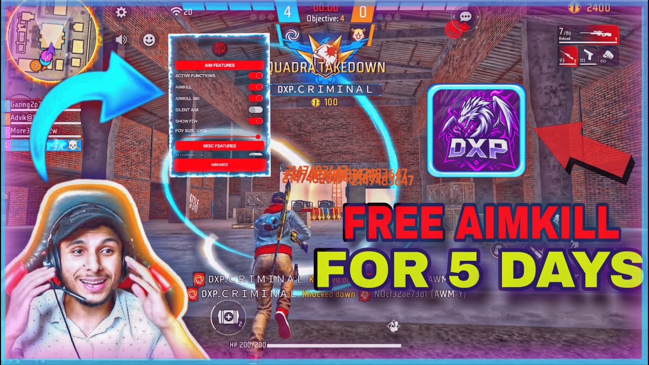 FREE FIRE PC PANEL OB51 💻 FREE FOR 5 DAY 🎯 AIM-KILL | DOWNKILL PANEL 100% ANTIBAN SAFE ✅