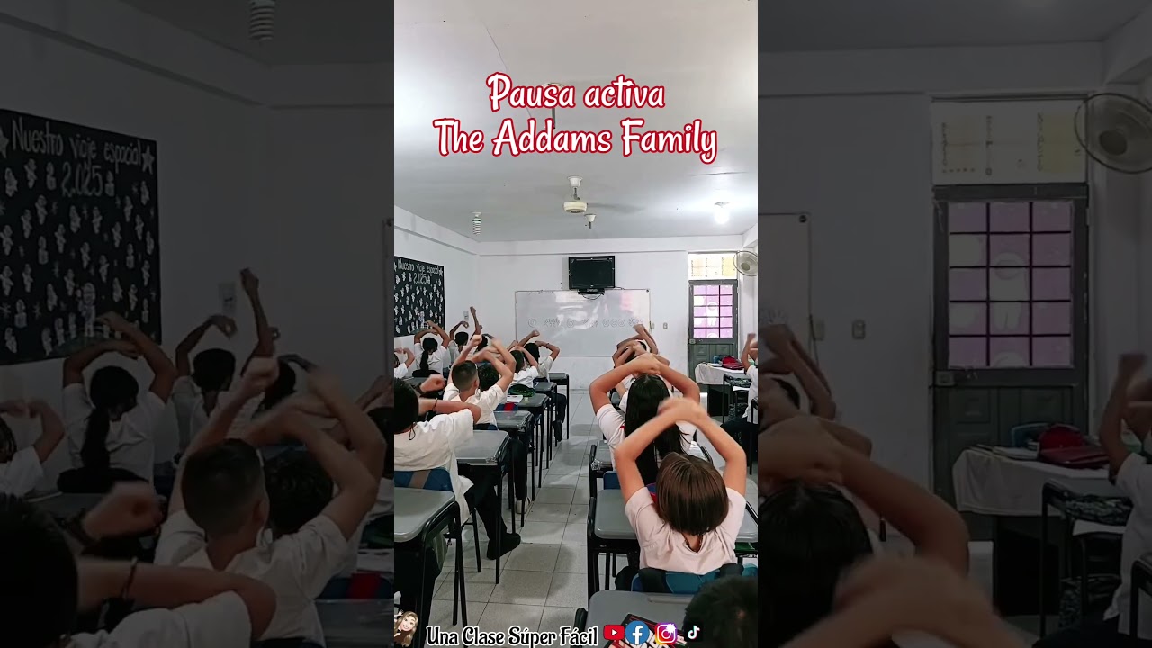 Pausa Activa The Addams Family #ni&ntilde;os #parati #maestro