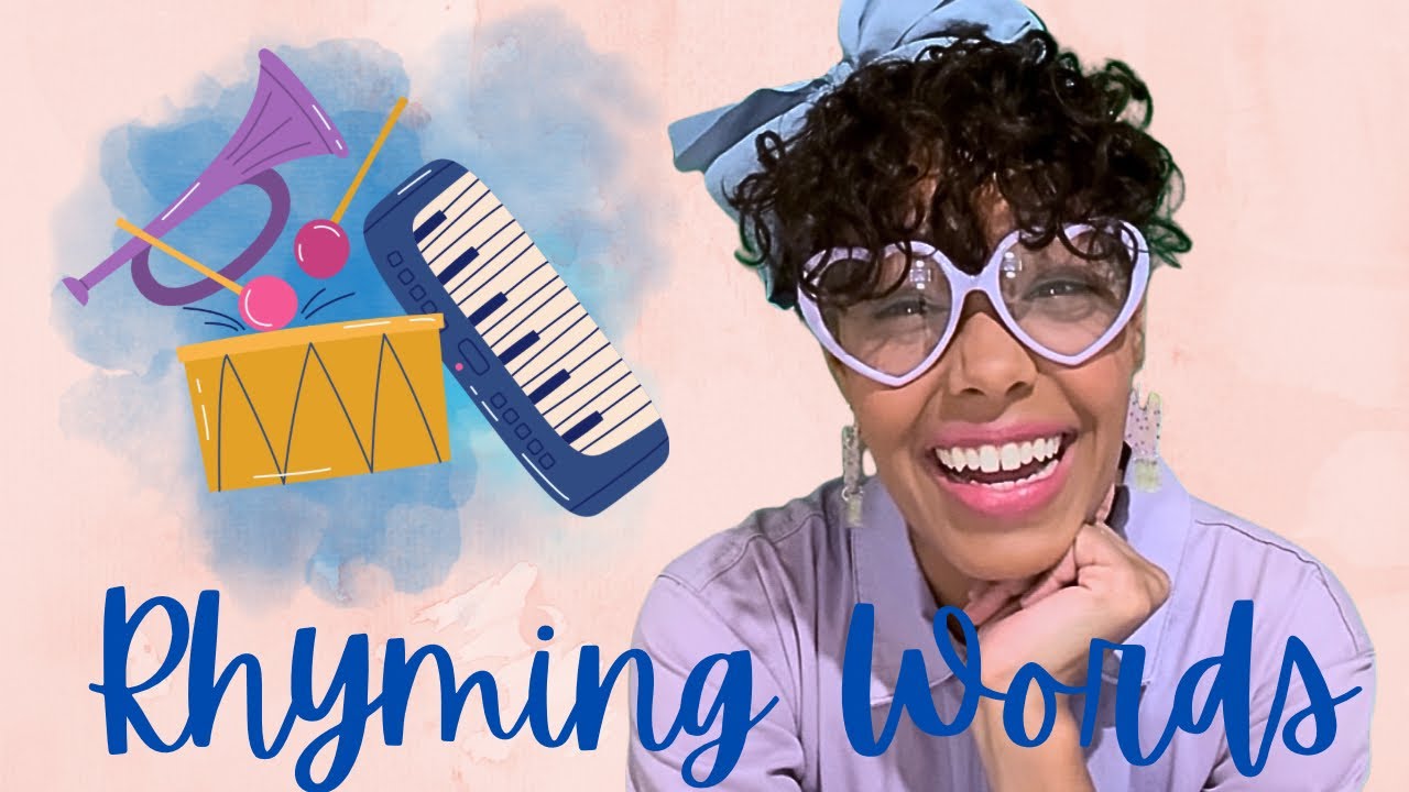 Rhyming Words | Instruments - Kids Learning Songs for Kindergarten | Phonics Song@JaneSingAlongs 