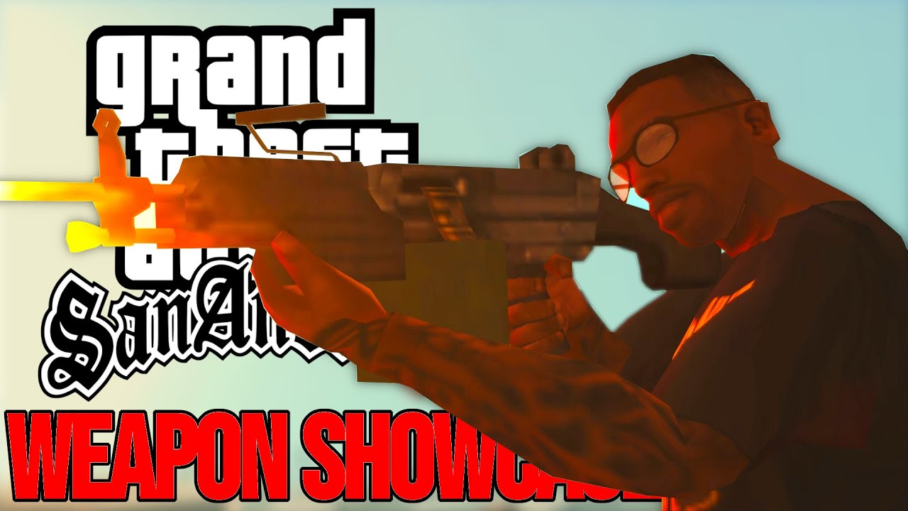 GTA San Andreas - ALL Modded Weapons Showcase (Added Weapons)