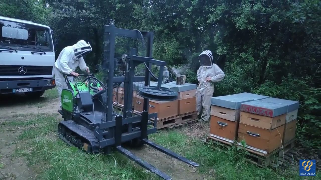 Le Merlo Cingo pour charger les ruches