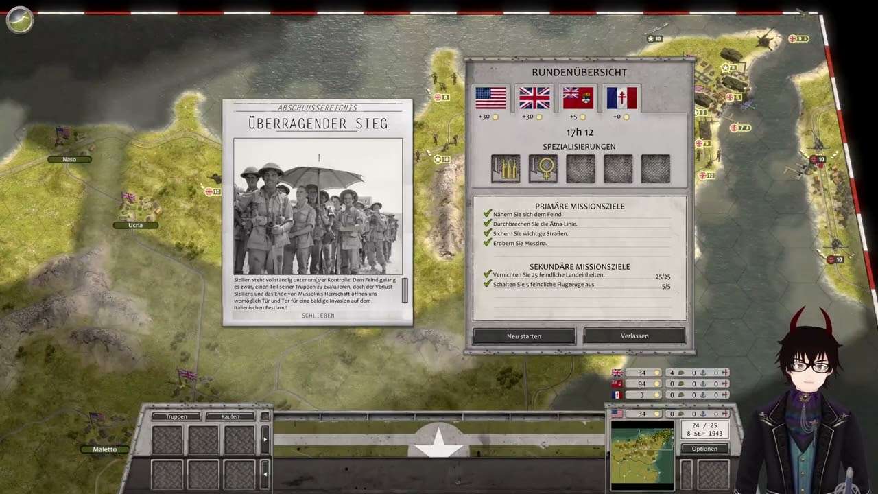Order of Battle: World War II | Resurgent | Lets Play #17 | Sieg auf Sizilien
