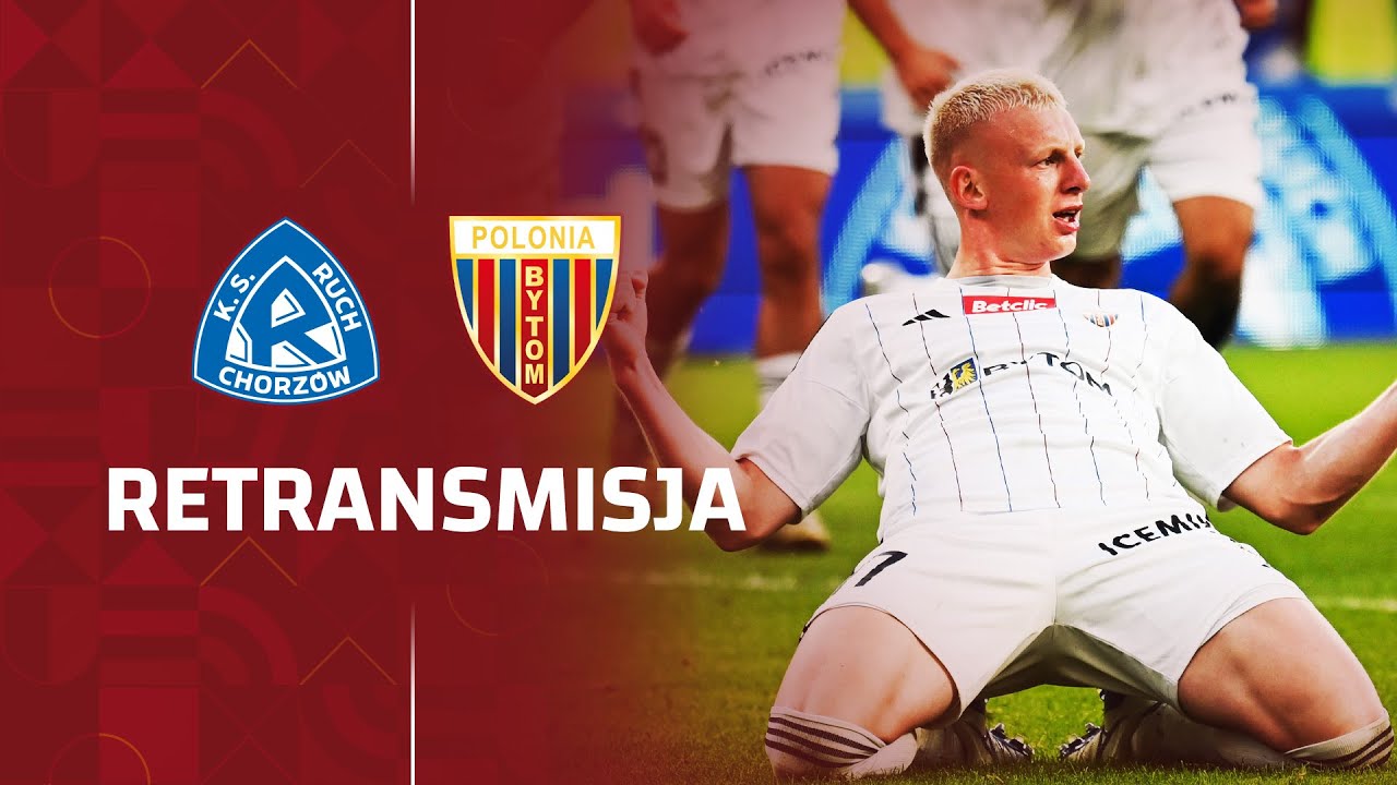 RETRANSMISJA | 7. kolejka Betclic 1 Ligi | Ruch Chorzów - Polonia Bytom (pełny mecz)