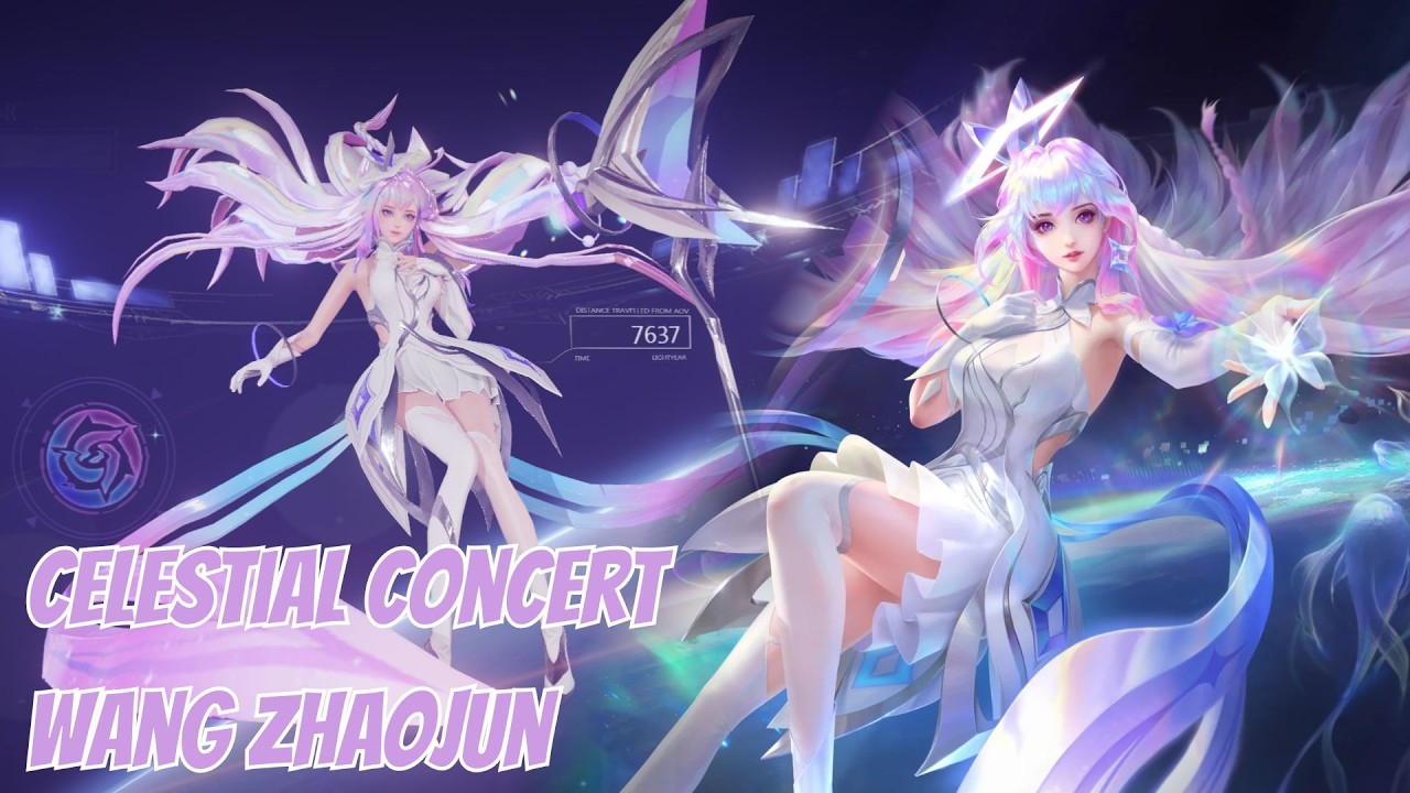 Celestial Concert Wang Zhaojun - Skin Showcase | Honor of Kings