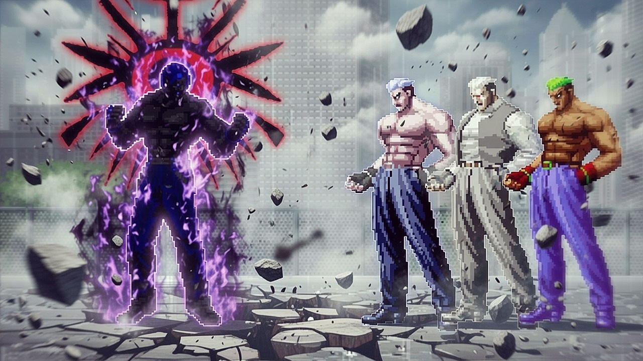 [KOF Mugen] Blue Valmar Rugal Vs Yamazaki Team