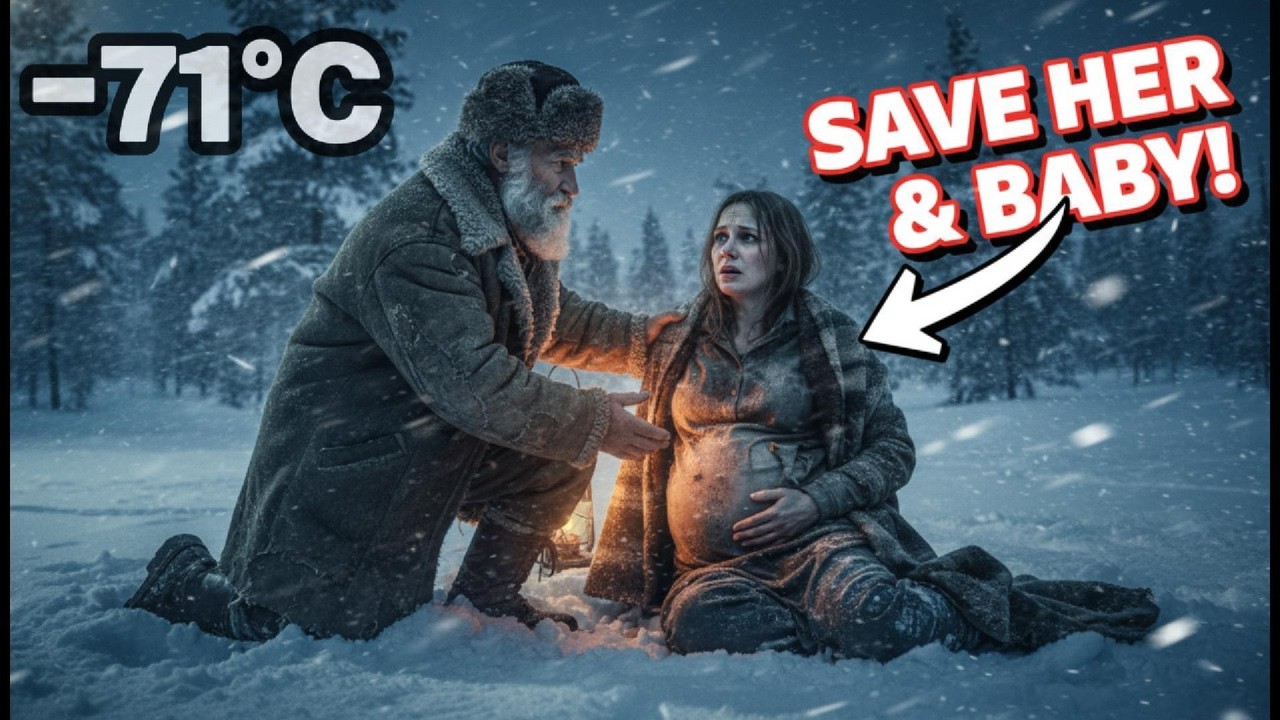 Blizzard survival: 75 Year Old Man Saves Pregnant Woman in Siberia ❤️❄️