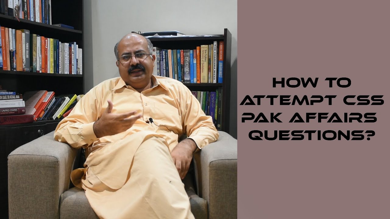 How to attempt #CSS PAK AFFAIRS questions?