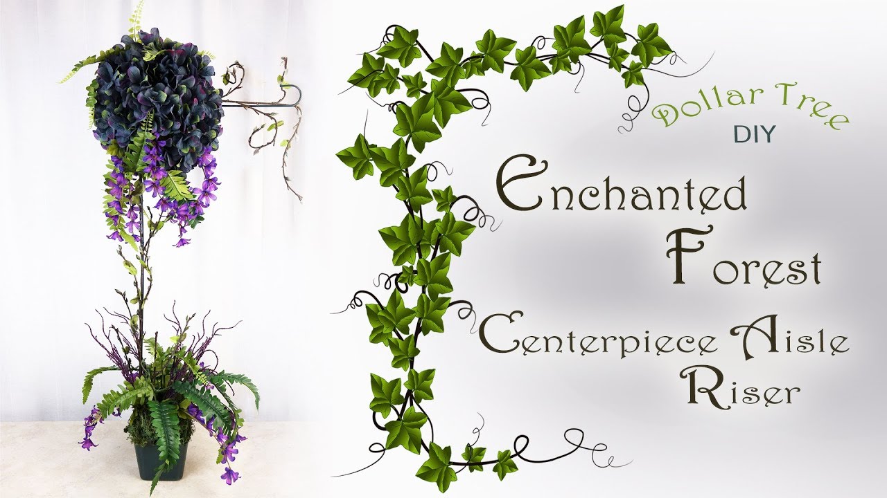 Enchanted Forest Centerpiece Aisle Riser / Dollar Tree DIY / Fairy Decor / Party Decor