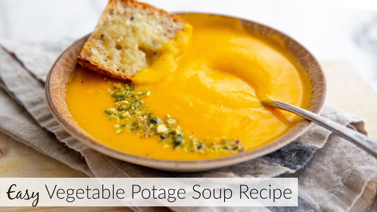 Vegetable Potage Soup Recipe (Vegan!)
