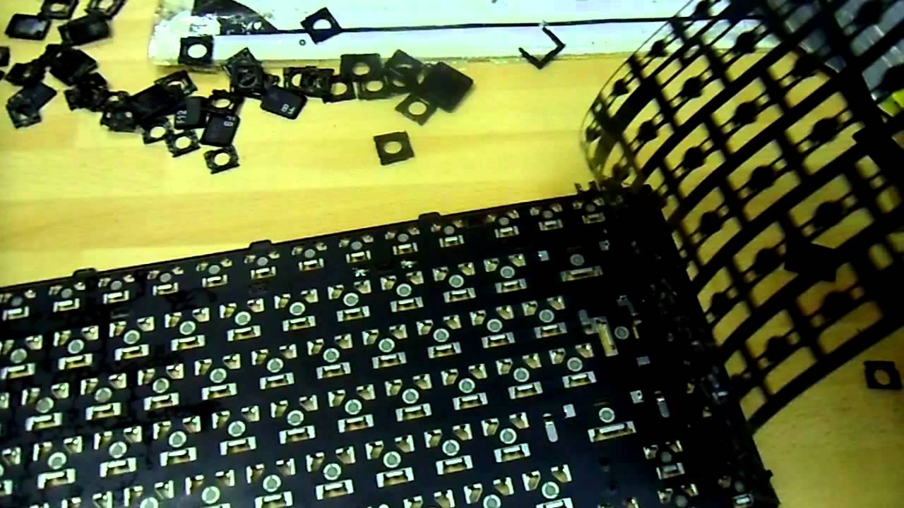 Repairing laptop keyboard keys and print circuit sheet keys not working