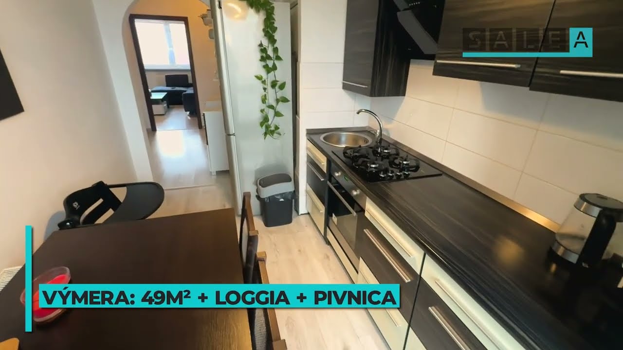 ZREKONŠTRUOVANÝ 2-IZBOVÝ BYT S LOGGIOU, 49 m², ŽILINA - SOLINKY