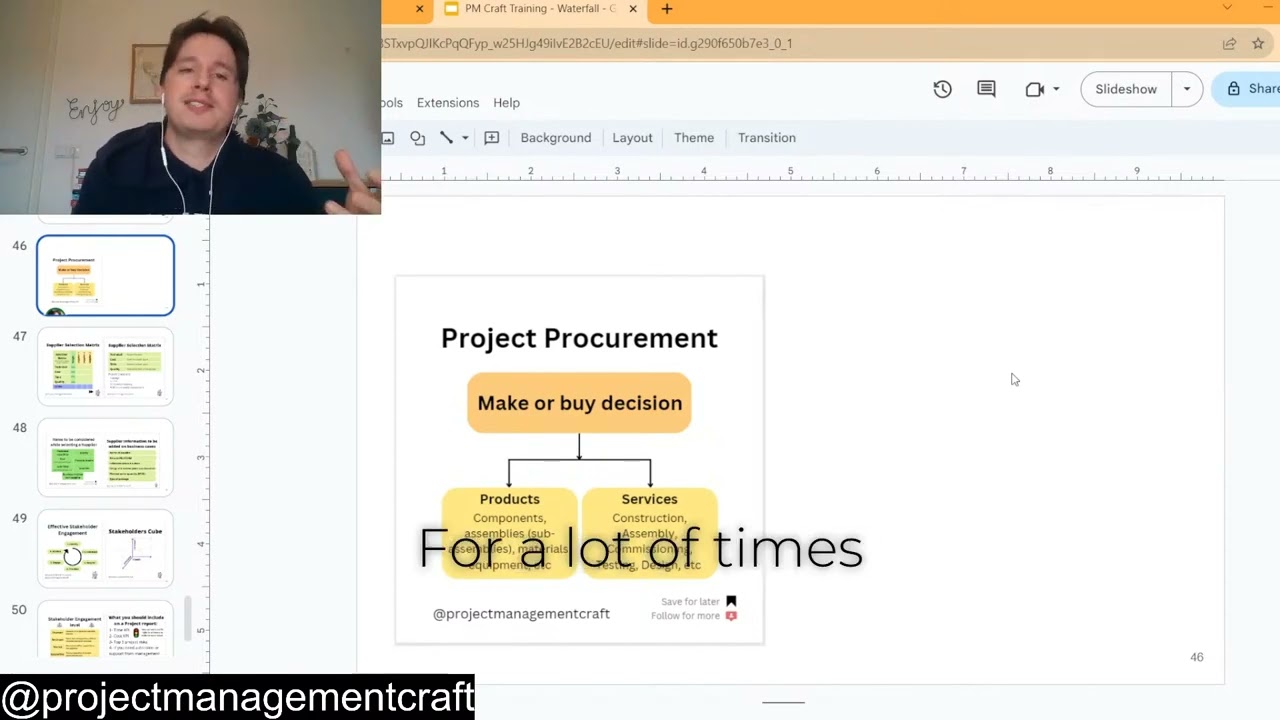 A Key Decision in Project Planning -  Make or Buy? #projectmanagement #procurement