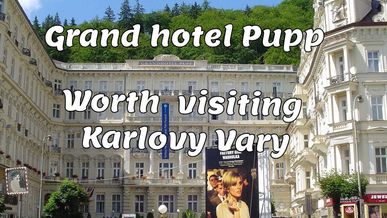 🇨🇿 Karlovy Vary, Grand Hotel PUPP, где любят останавливаться звёзды Голливуда. Фуникулёр Диана.