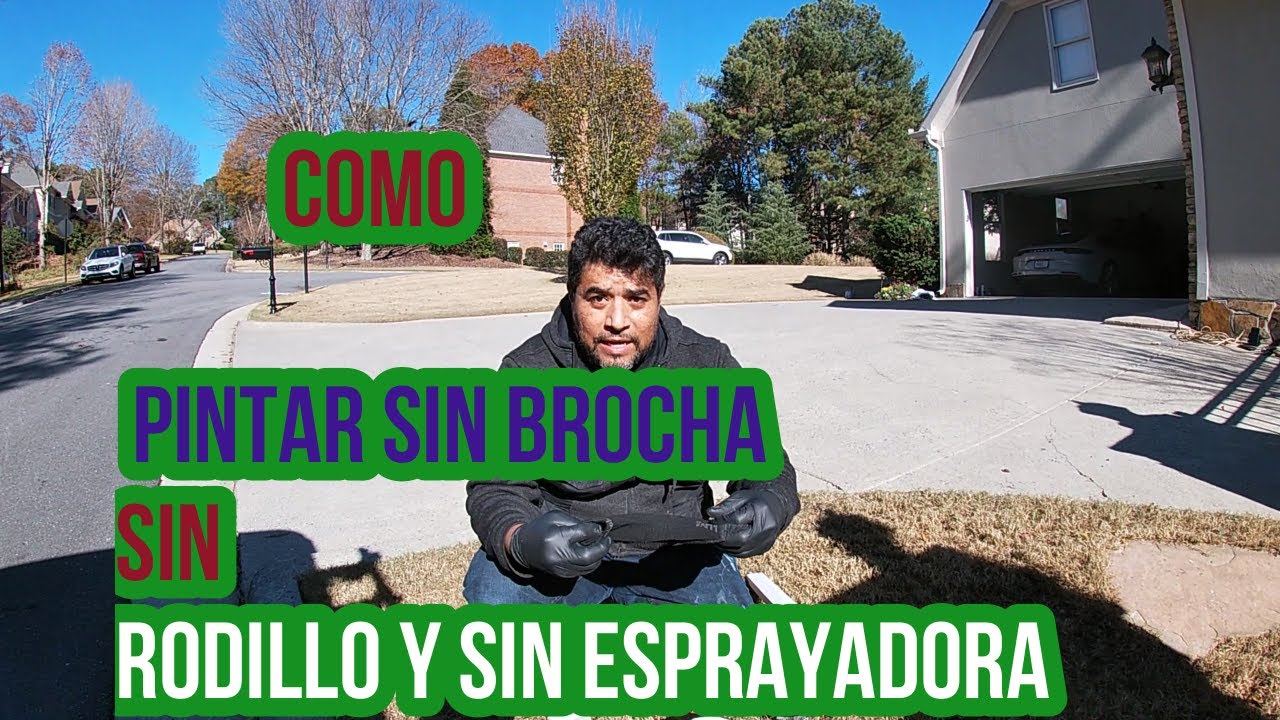 How to paint a medal fence/como pintar un barandal rapido y facil