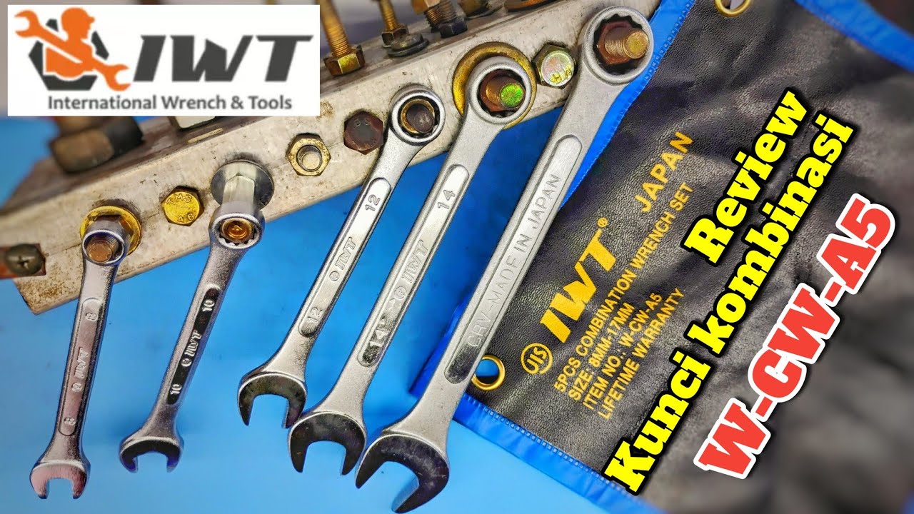 🔧Review IWT kunci kombinasi ring pas set W-CW-A5