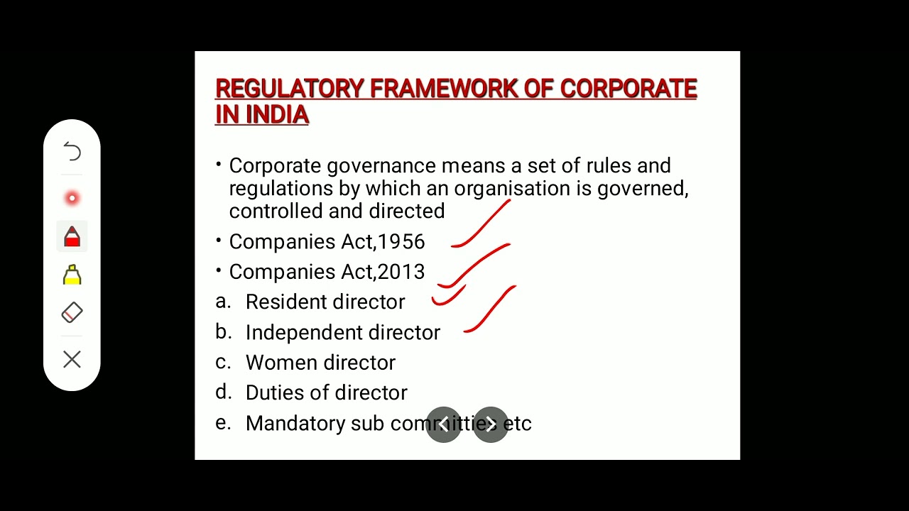 legal framework for corporate governance_1st sem Mcom_corporate governance