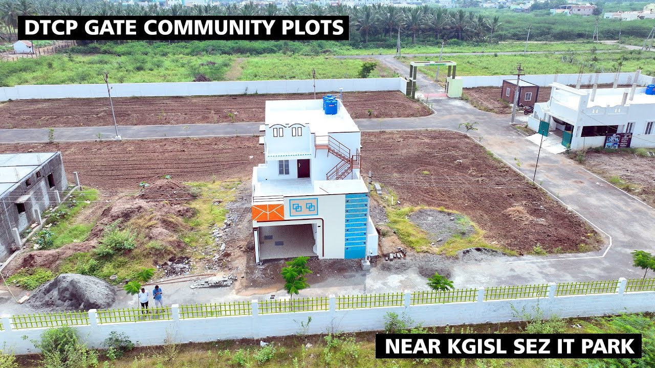 DTCP Gated Community Plots for sale in Coimbatore near Keeranatham KGIL SEZ IT Park #plots