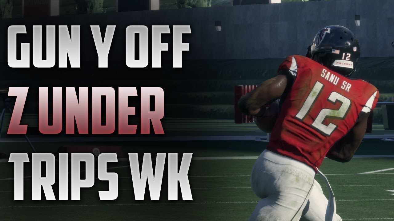 Madden 18 - Gun Y Off Trips Wk | Z Under