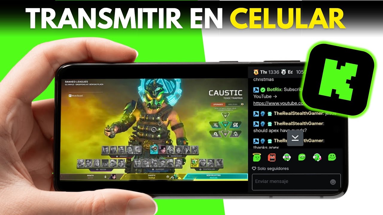 Como TRANSMITIR en KICK desde el CELULAR 2026 ✅️