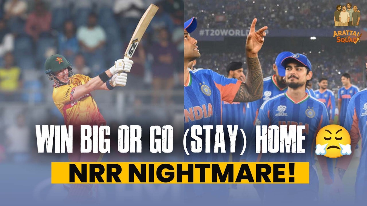 India vs Zimbabwe  Semi Final Hopes on the Line 😳 | NRR Pressure Game | T20 Worldcup 2026