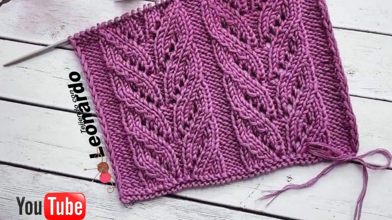 Como Hacer Trenza de Hojas/Ramas caladas Fácil/Tejiendoconleonardo