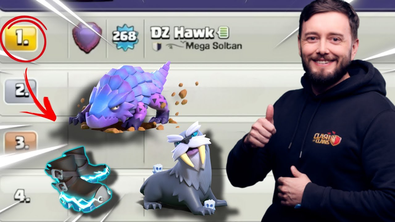 O TOP 1 MUNDIAL DE CLASH OF CLANS ESTÁ USANDO ESSA ESTRATÉGIA !
