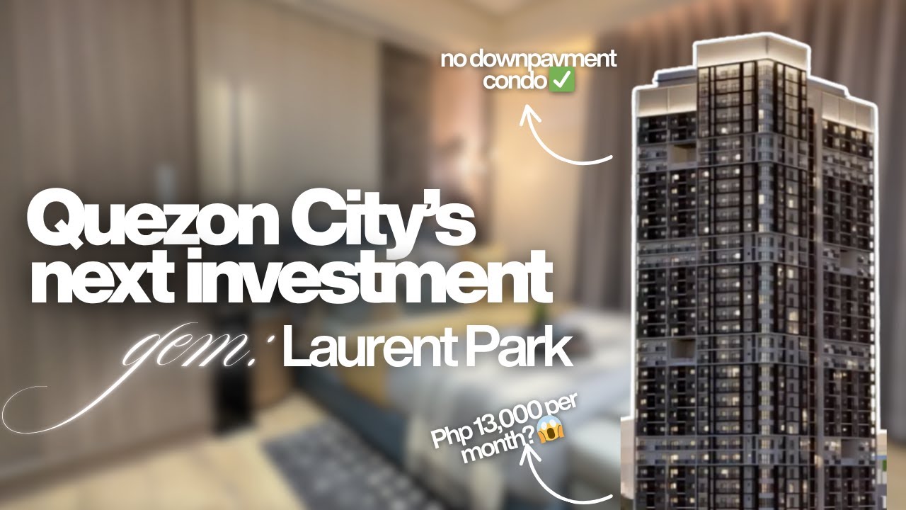 LAURENT PARK : ₱13,000 PER MONTH | NO DOWNPAYMENT SMART-HOME CONDO IN QUEZON CITY, PHILIPPINES