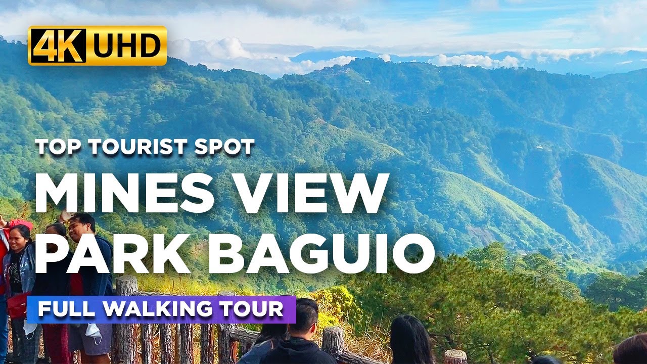 MINES VIEW PARK 2023 Baguio Walking Tour | Explore the Breathtaking Scenery【4K】