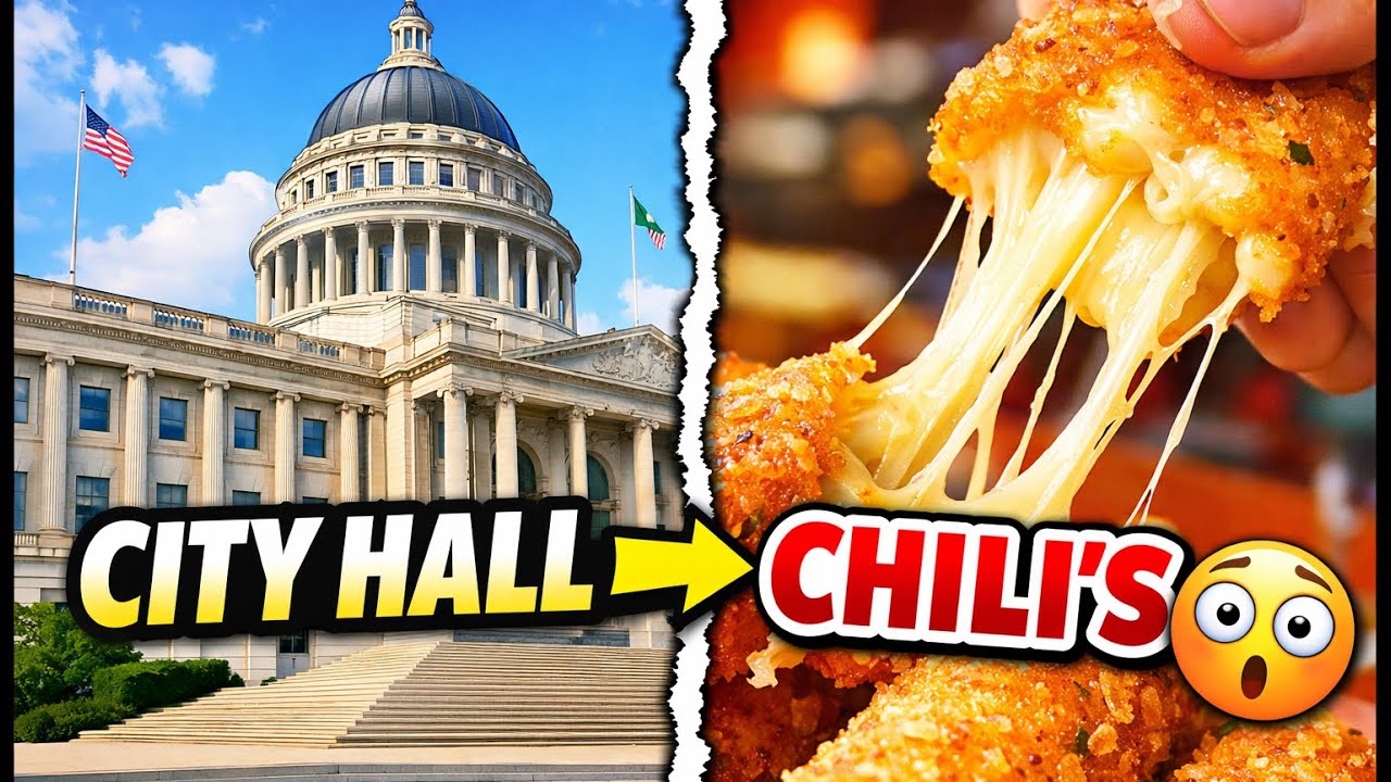“City Hall WORK… then THIS CHEESE PULL at Chili’s 😱🧀” | Vlog 18 