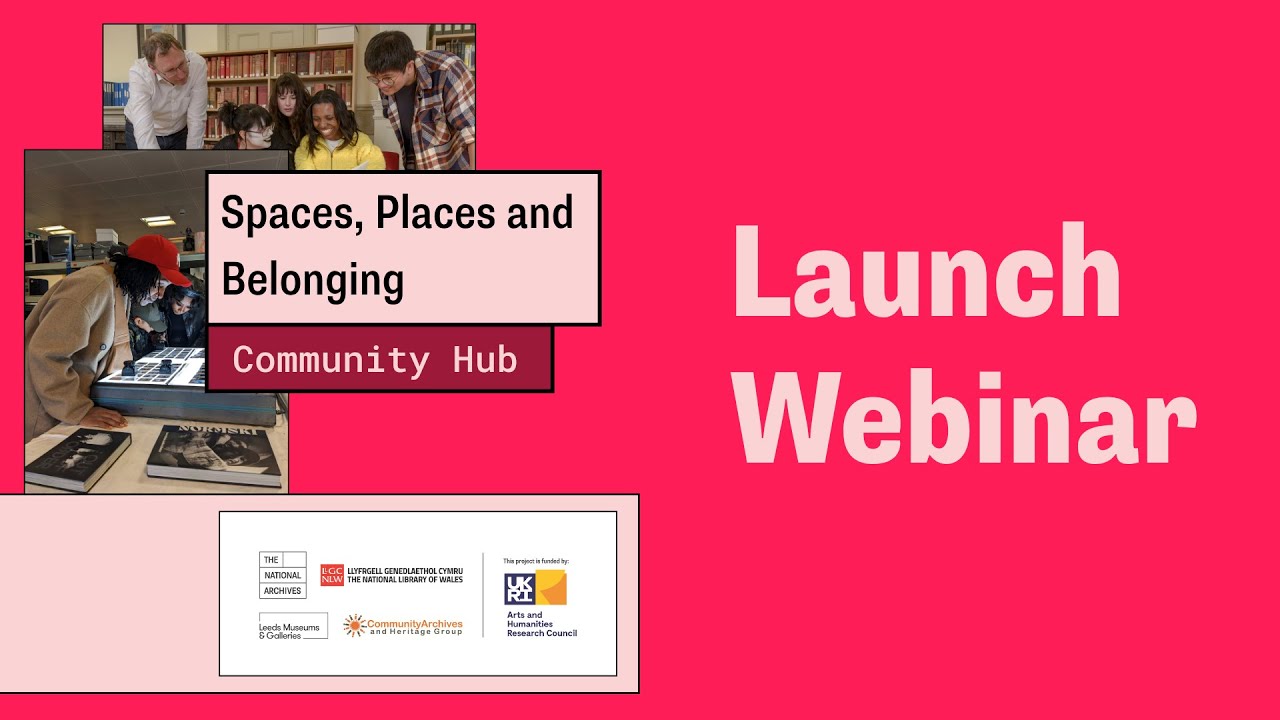 Spaces, Places and Belonging: Community Hub Launch Webinar