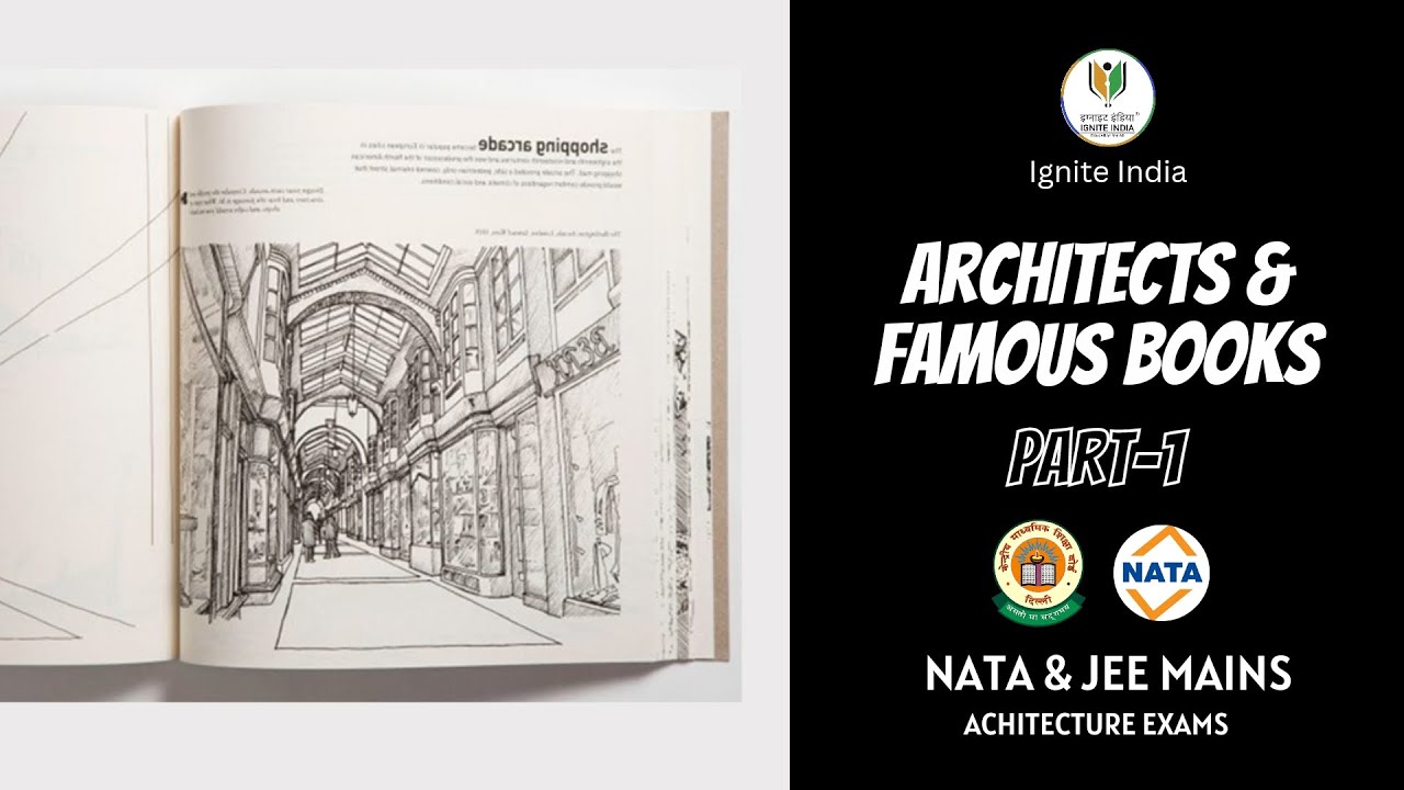 Architects and their Famous Books | Part-1 NATA JEE Mains Architecture Exam GK | Current Affairs