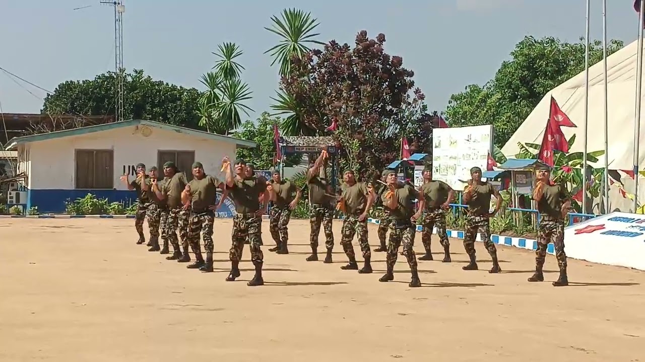Medal parade ceremony 