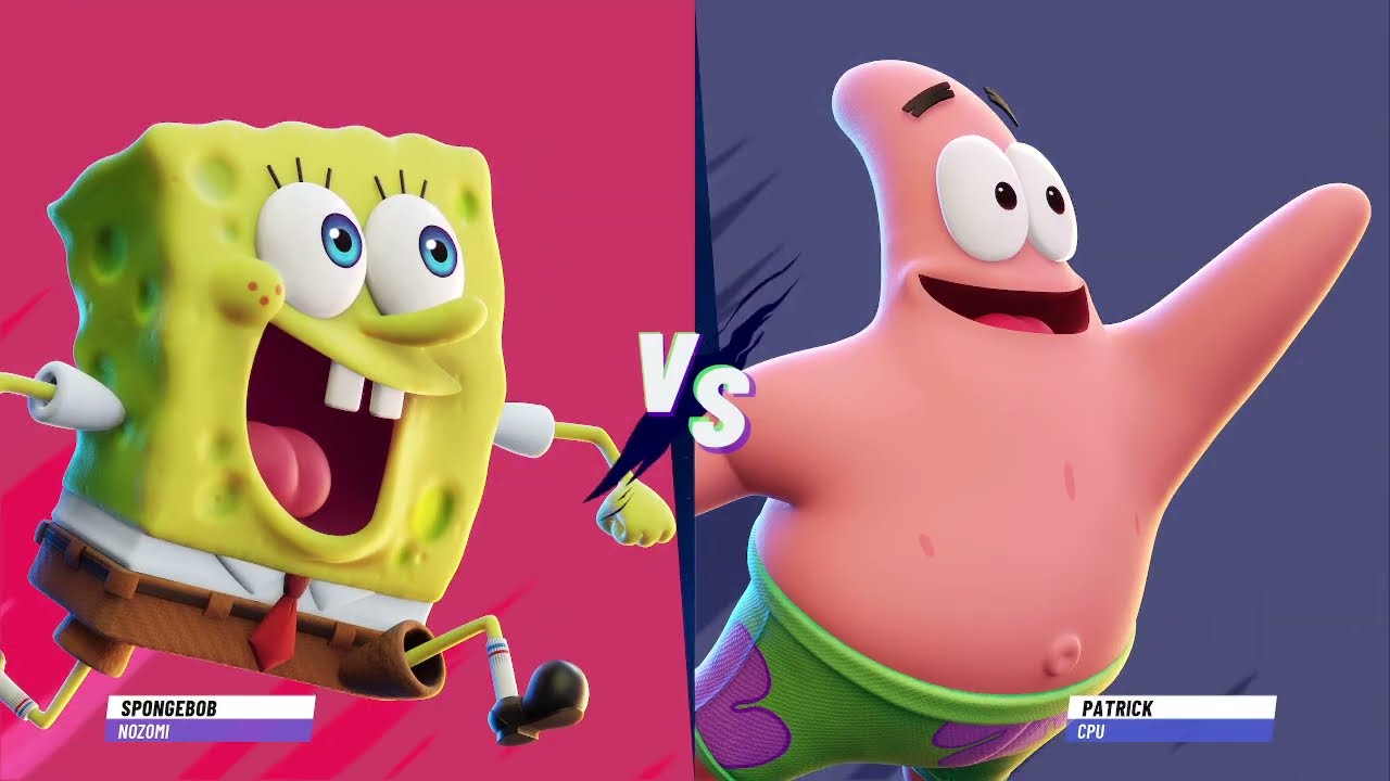 Spongebob Vs Patrick Nickelodeon All Star Brawl 2