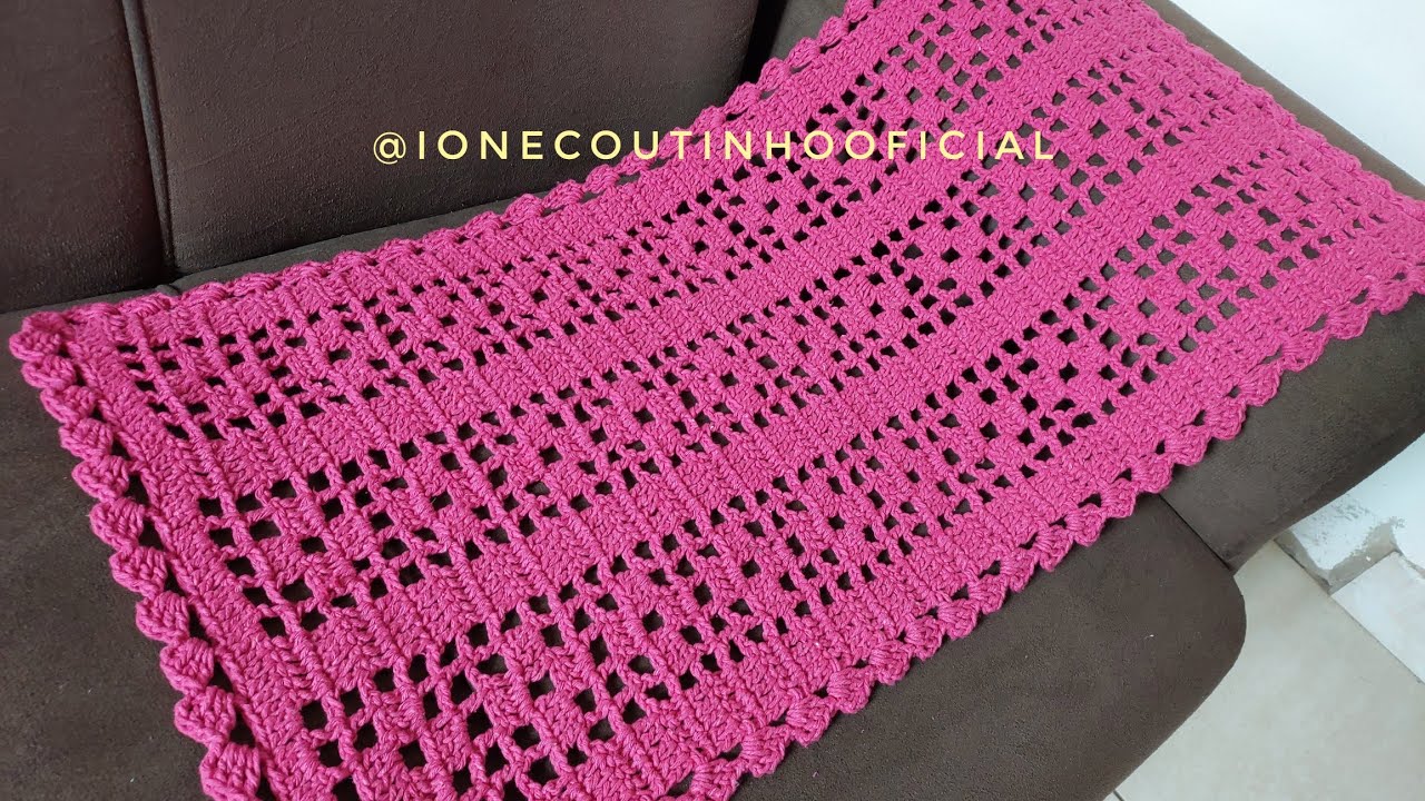 TAPETE EM CROCHE MELISSA, FÁCIL ECONÔMICO.