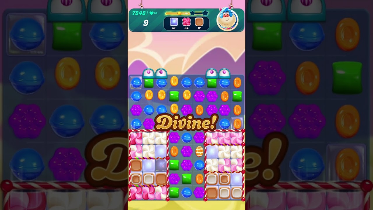Candy Crush Saga, уровень 7848 | Без бустеров