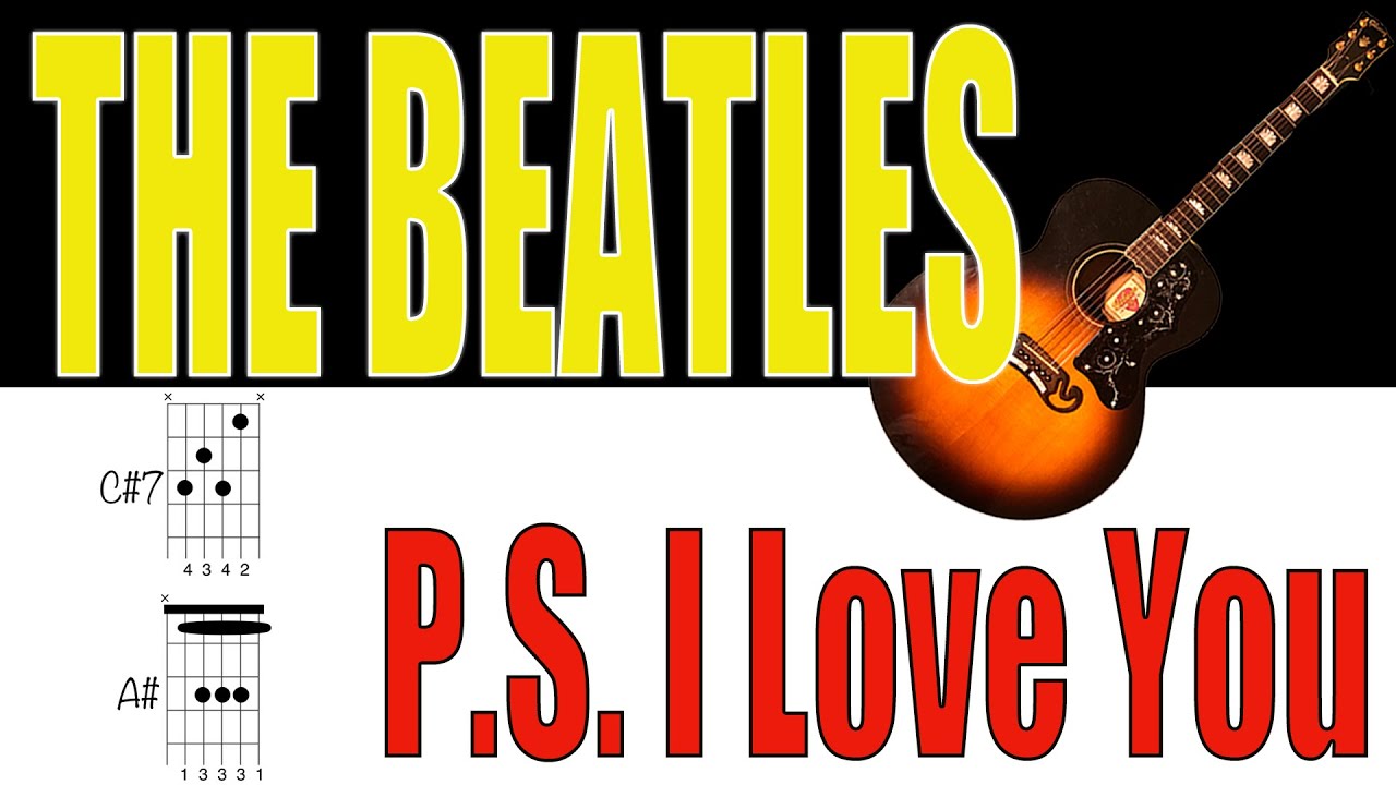 P.S. I Love You The Beatles Guitar chords